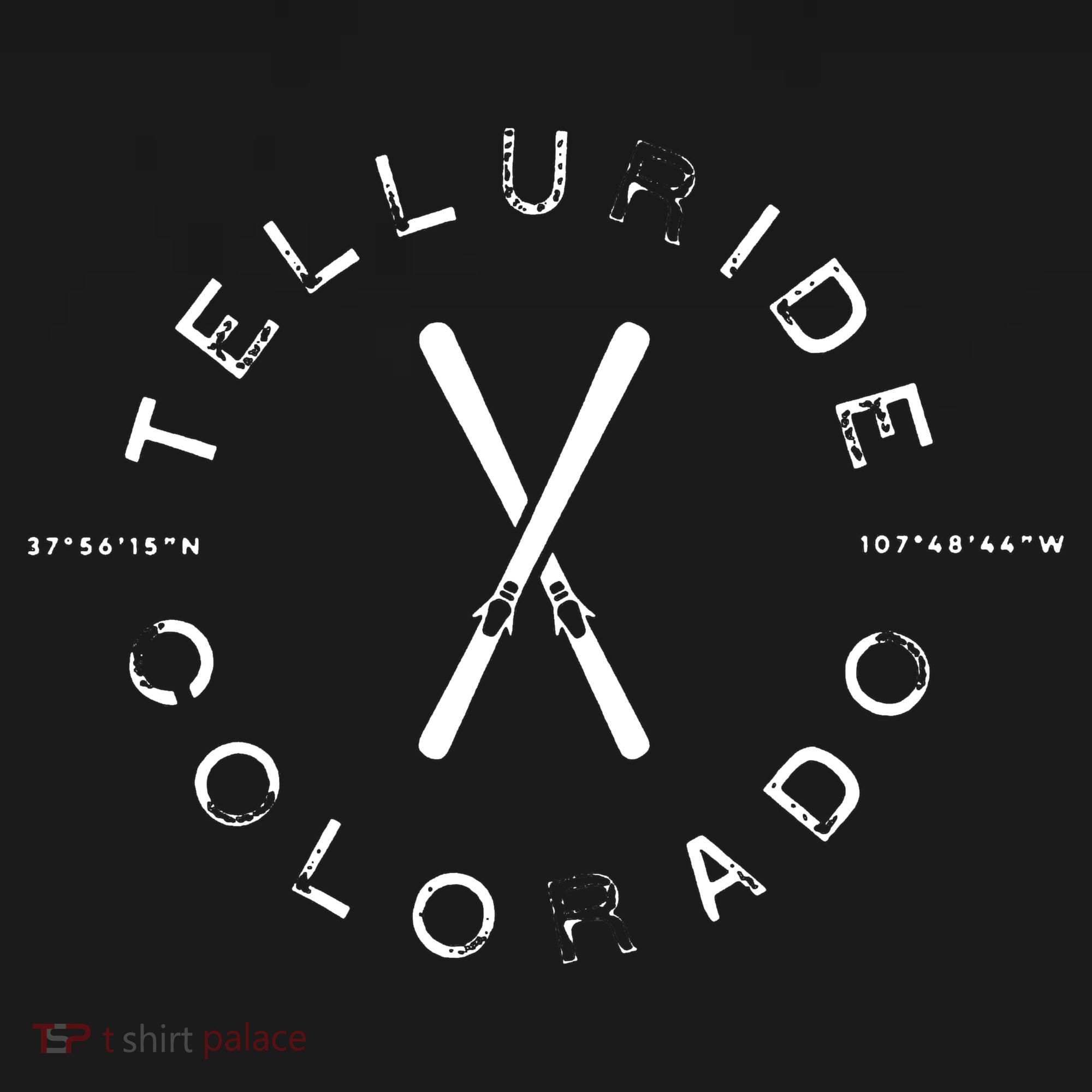 Telluride Co Vintage Graphic Skiing Great T-Shirt