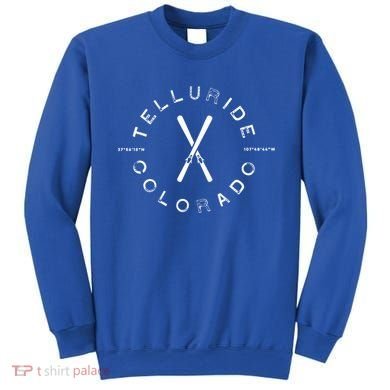 Telluride Co Vintage Graphic Skiing Gift Sweatshirt