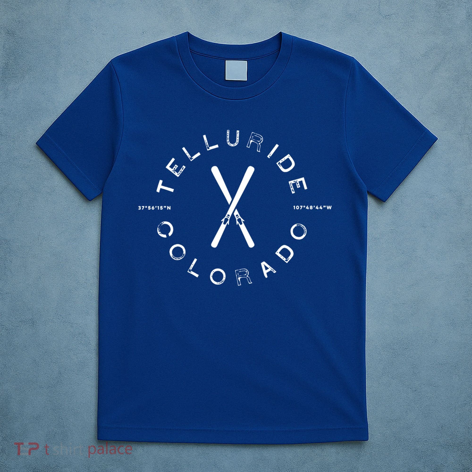 Telluride Co Vintage Graphic Skiing Gift T-Shirt