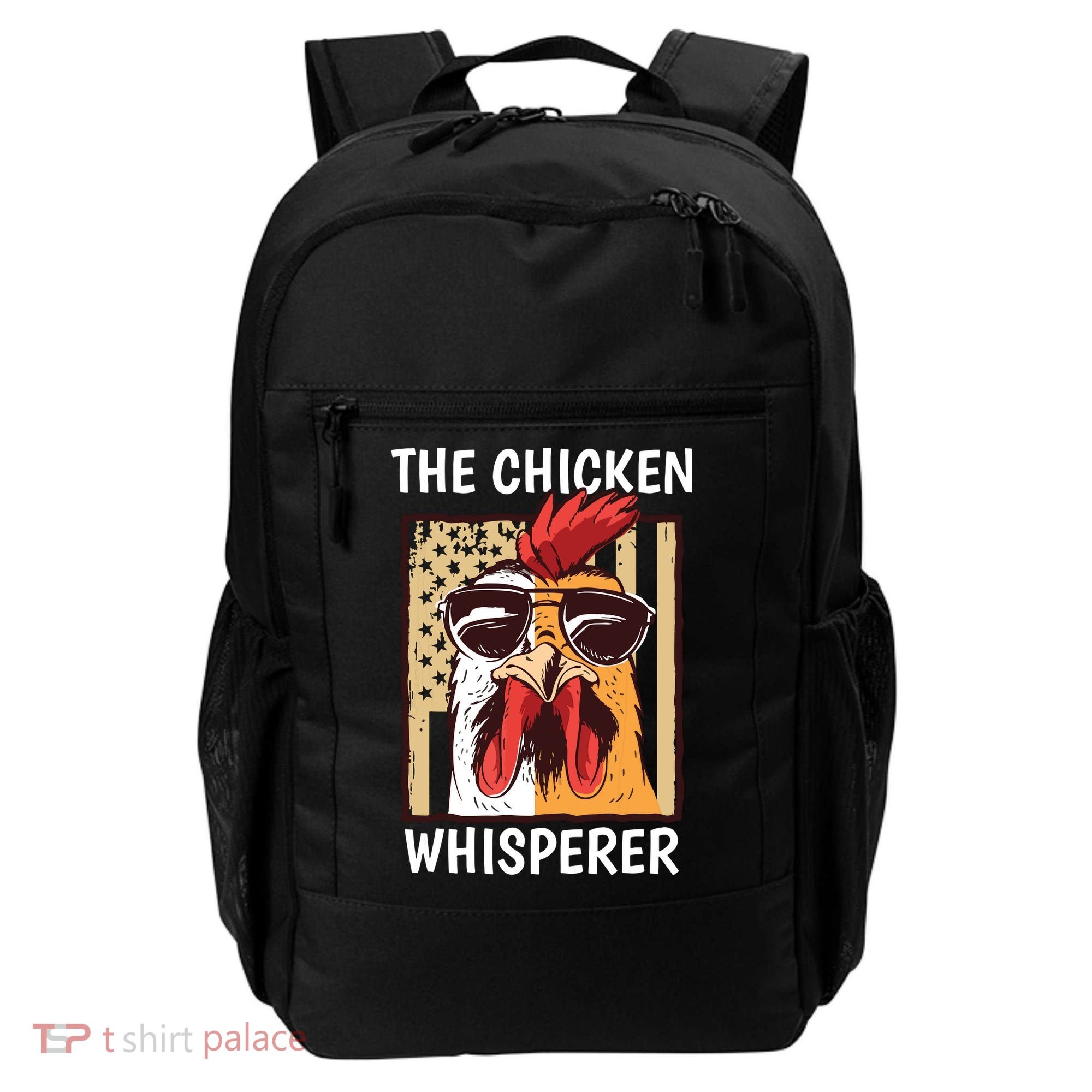 The Chicken Whisperer Farmer Chicken Backpack