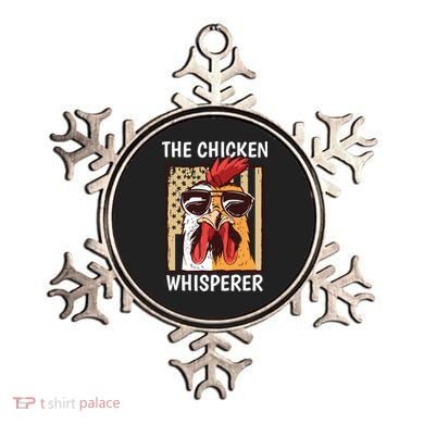 The Chicken Whisperer Farmer Chicken Ornament