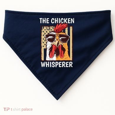 The Chicken Whisperer Farmer Chicken USA-Made Doggie Bandana