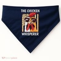 The Chicken Whisperer Farmer Chicken USA-Made Doggie Bandana thumb 0