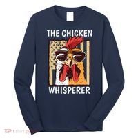 The Chicken Whisperer Farmer Chicken Long Sleeve Shirt thumb 0
