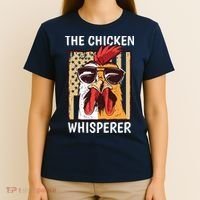 The Chicken Whisperer Farmer Chicken T-Shirt thumb 4