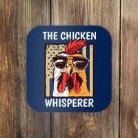 The Chicken Whisperer Farmer Chicken Coaster thumb 0
