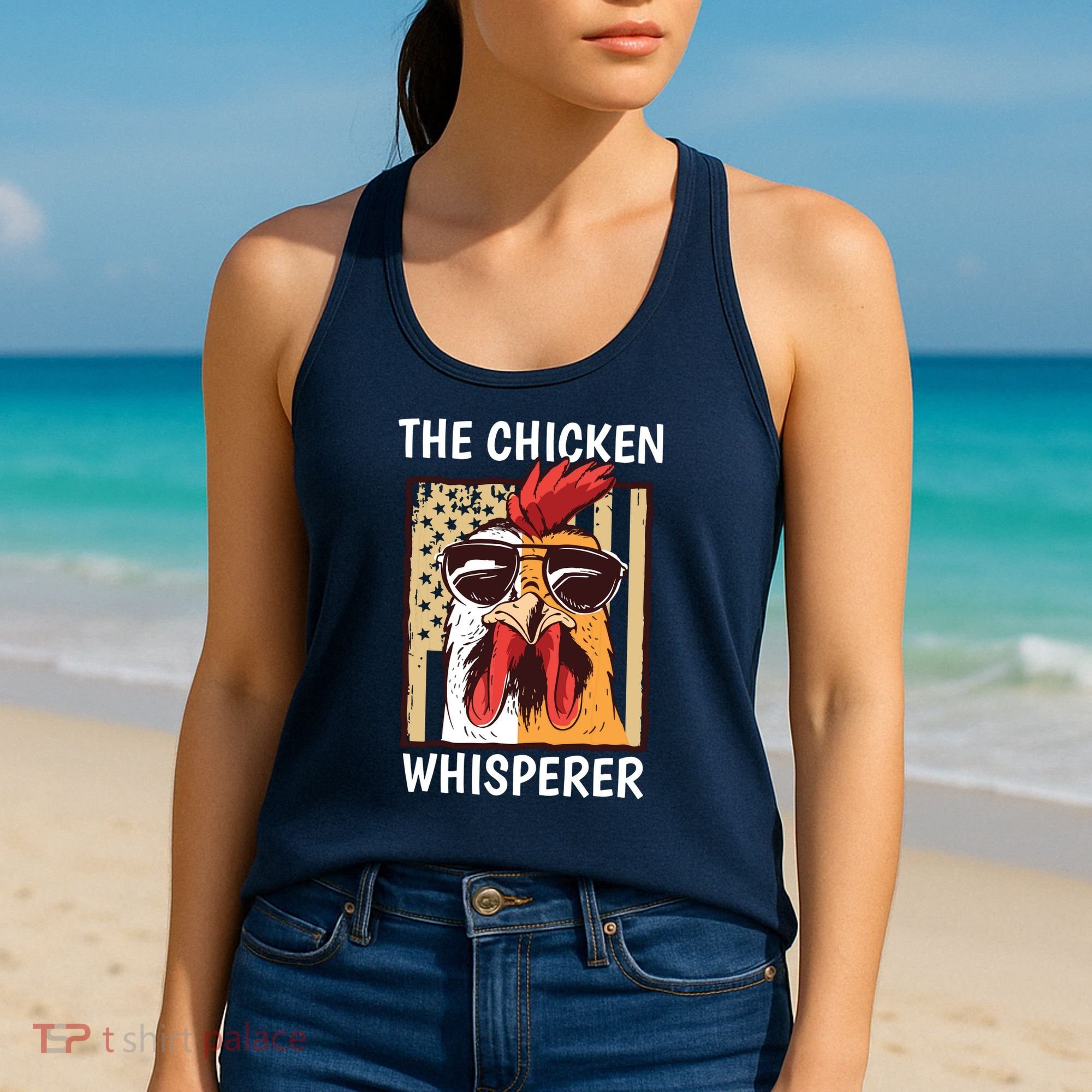 The Chicken Whisperer Farmer Chicken Women's Tank Top