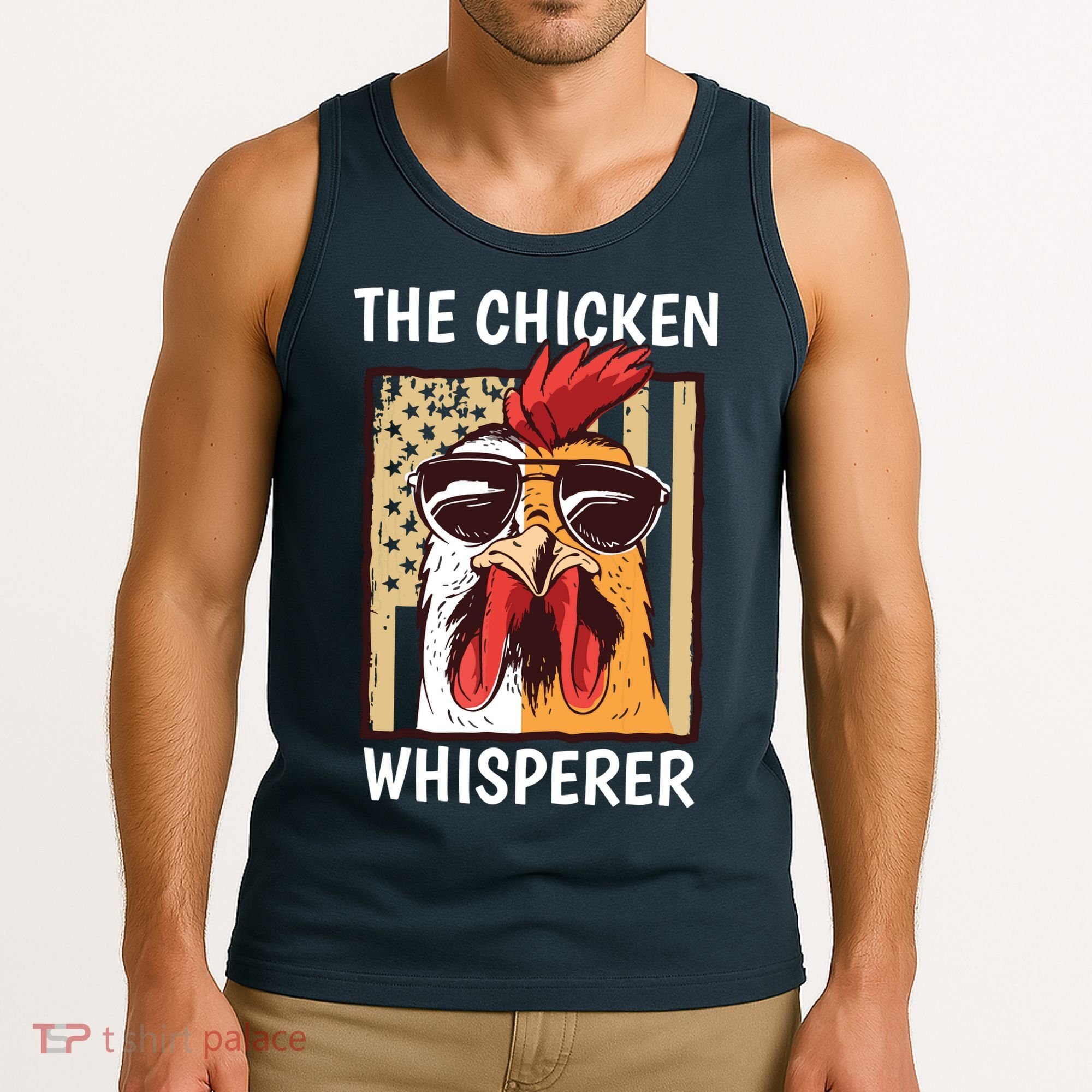 The Chicken Whisperer Farmer Chicken Tank Top