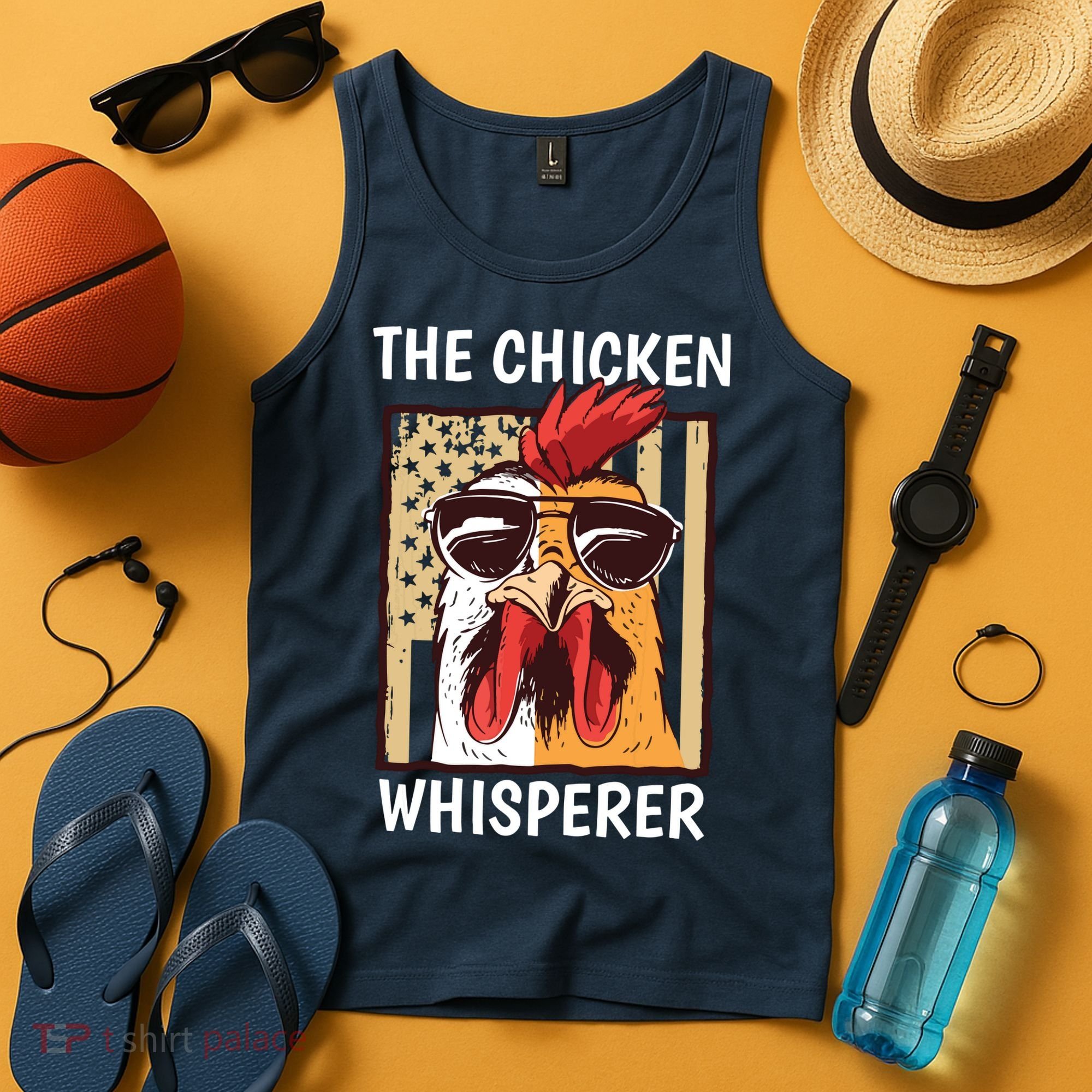 The Chicken Whisperer Farmer Chicken Tank Top