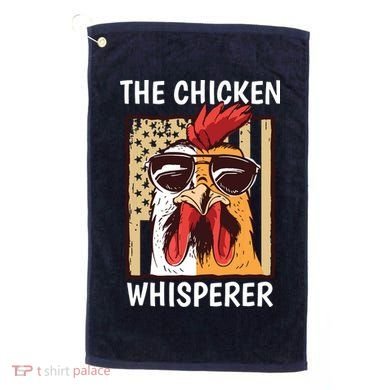 The Chicken Whisperer Farmer Chicken Golf Towel