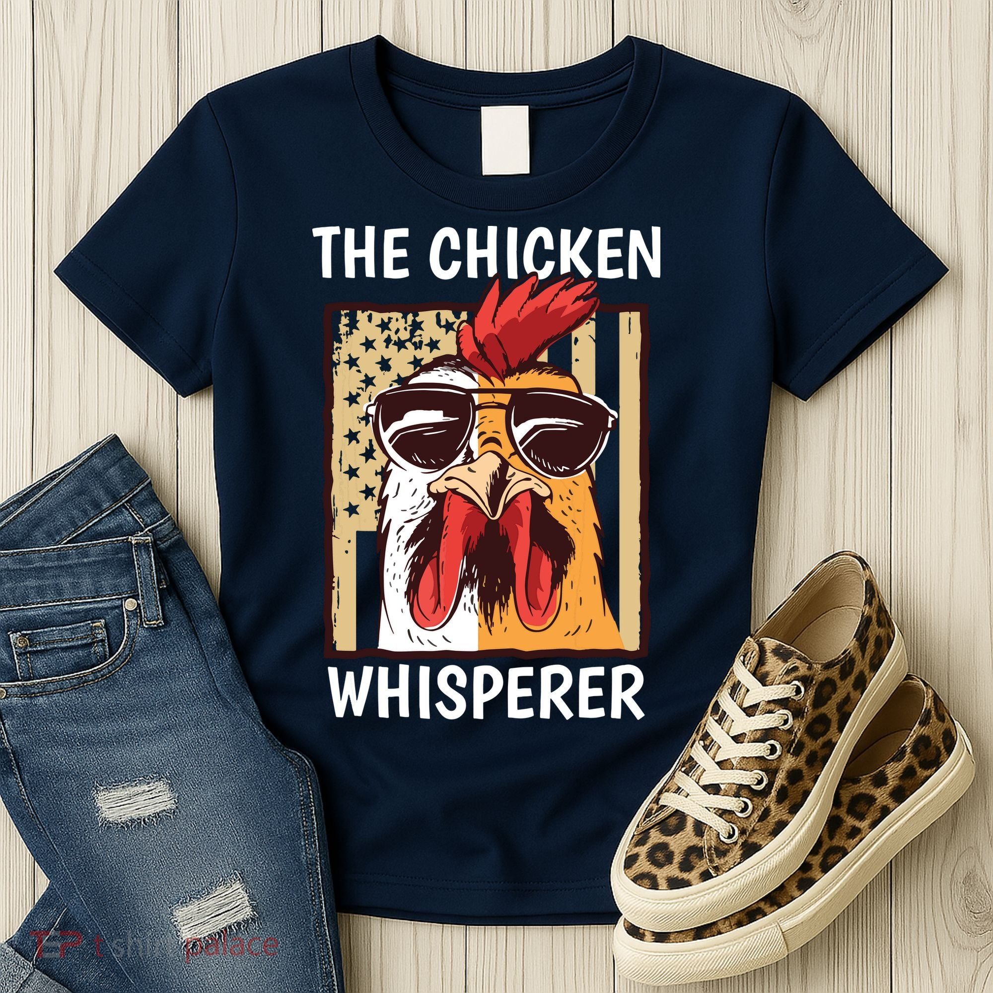 The Chicken Whisperer Farmer Chicken Women's T-Shirt