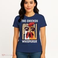The Chicken Whisperer Farmer Chicken Women's T-Shirt thumb 4