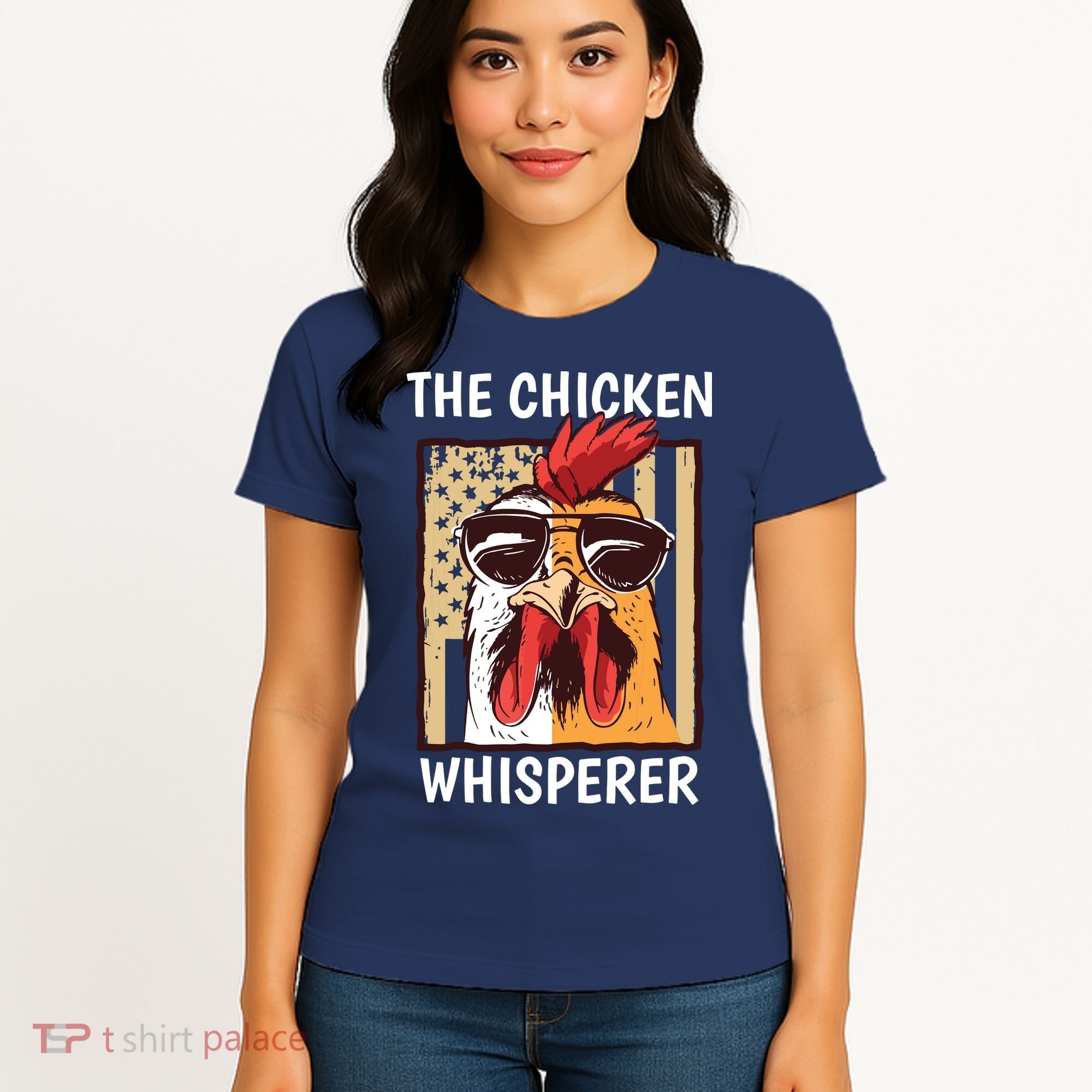 The Chicken Whisperer Farmer Chicken Women's T-Shirt