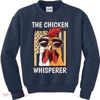 The Chicken Whisperer Farmer Chicken Kids Sweatshirt thumb 0