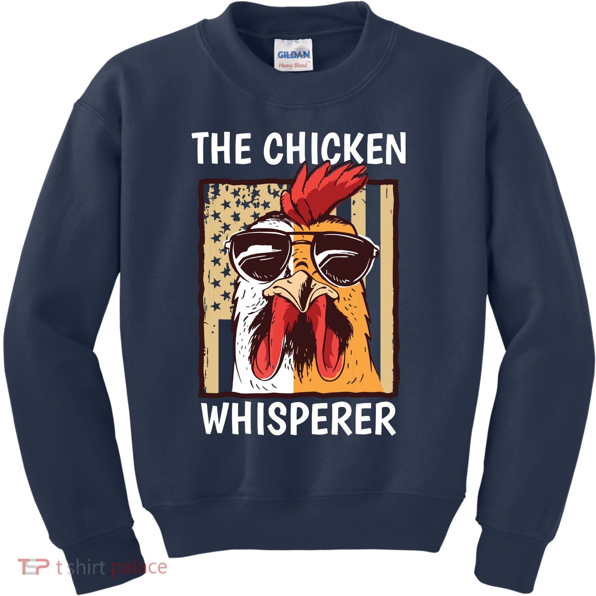 The Chicken Whisperer Farmer Chicken Kids Sweatshirt