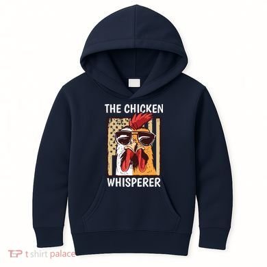 The Chicken Whisperer Farmer Chicken Kids Hoodie