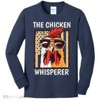 The Chicken Whisperer Farmer Chicken Kids Long Sleeve Shirt thumb 0