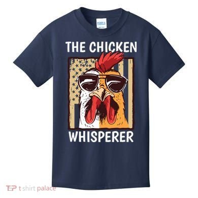 The Chicken Whisperer Farmer Chicken Kids T-Shirt