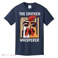 The Chicken Whisperer Farmer Chicken Kids T-Shirt thumb 0