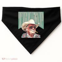 Trump Cowboy Western Make America Great USA-Made Doggie Bandana thumb 0