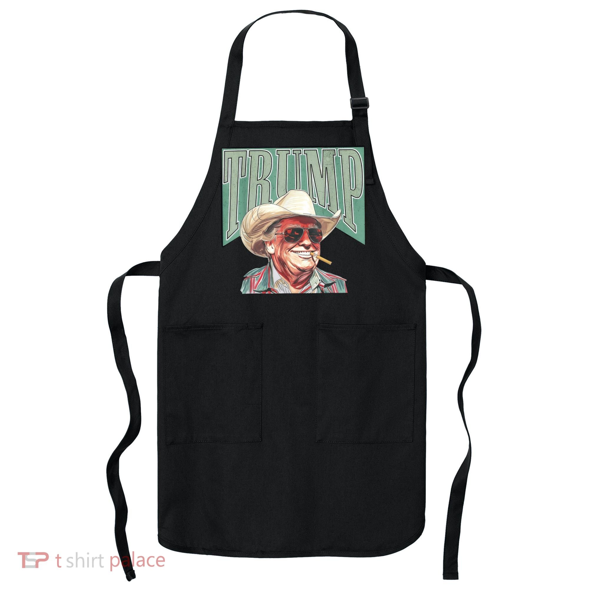 Trump Cowboy Western Make America Great Apron
