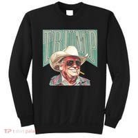 Trump Cowboy Western Make America Great Sweatshirt thumb 0