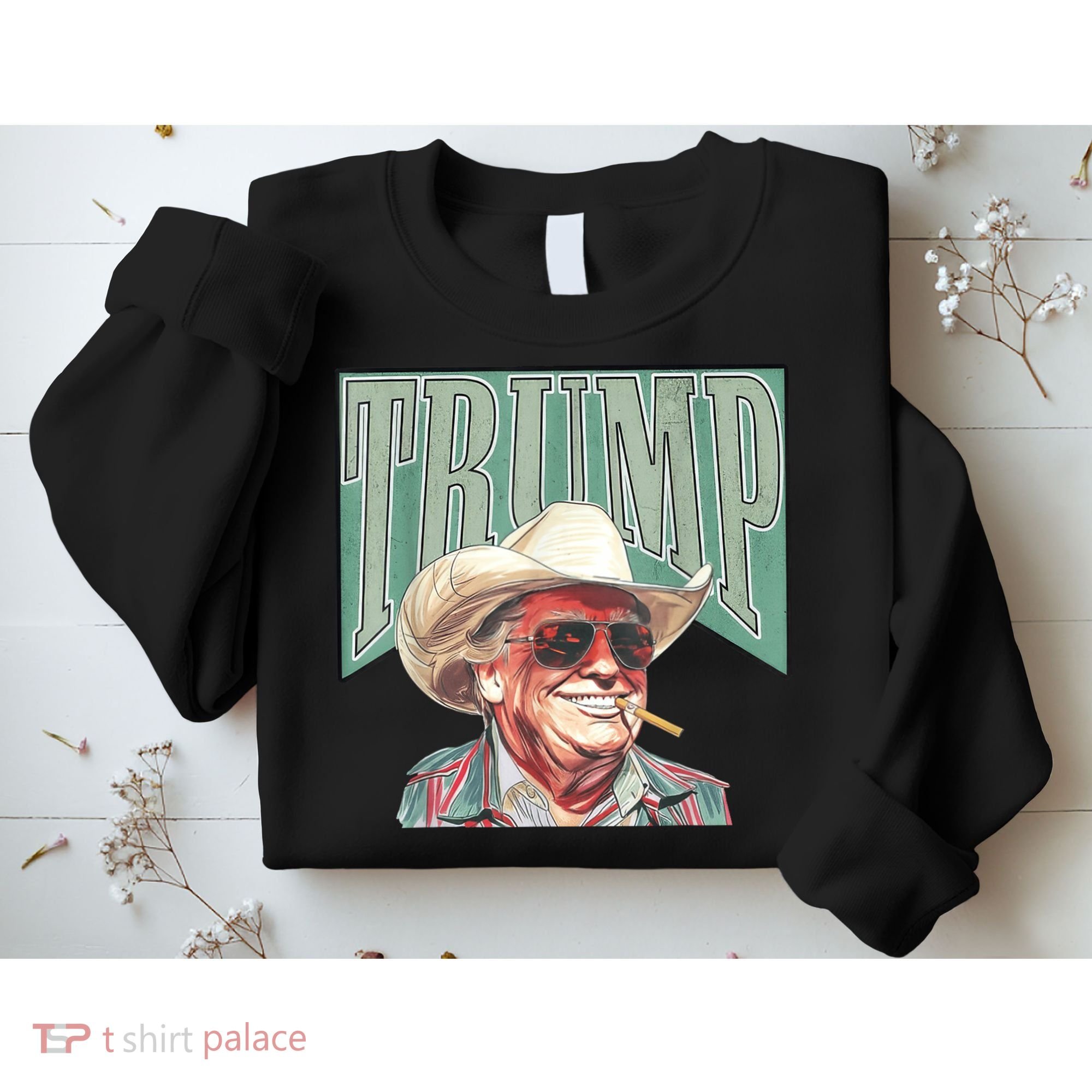 Trump Cowboy Western Make America Great Sweatshirt