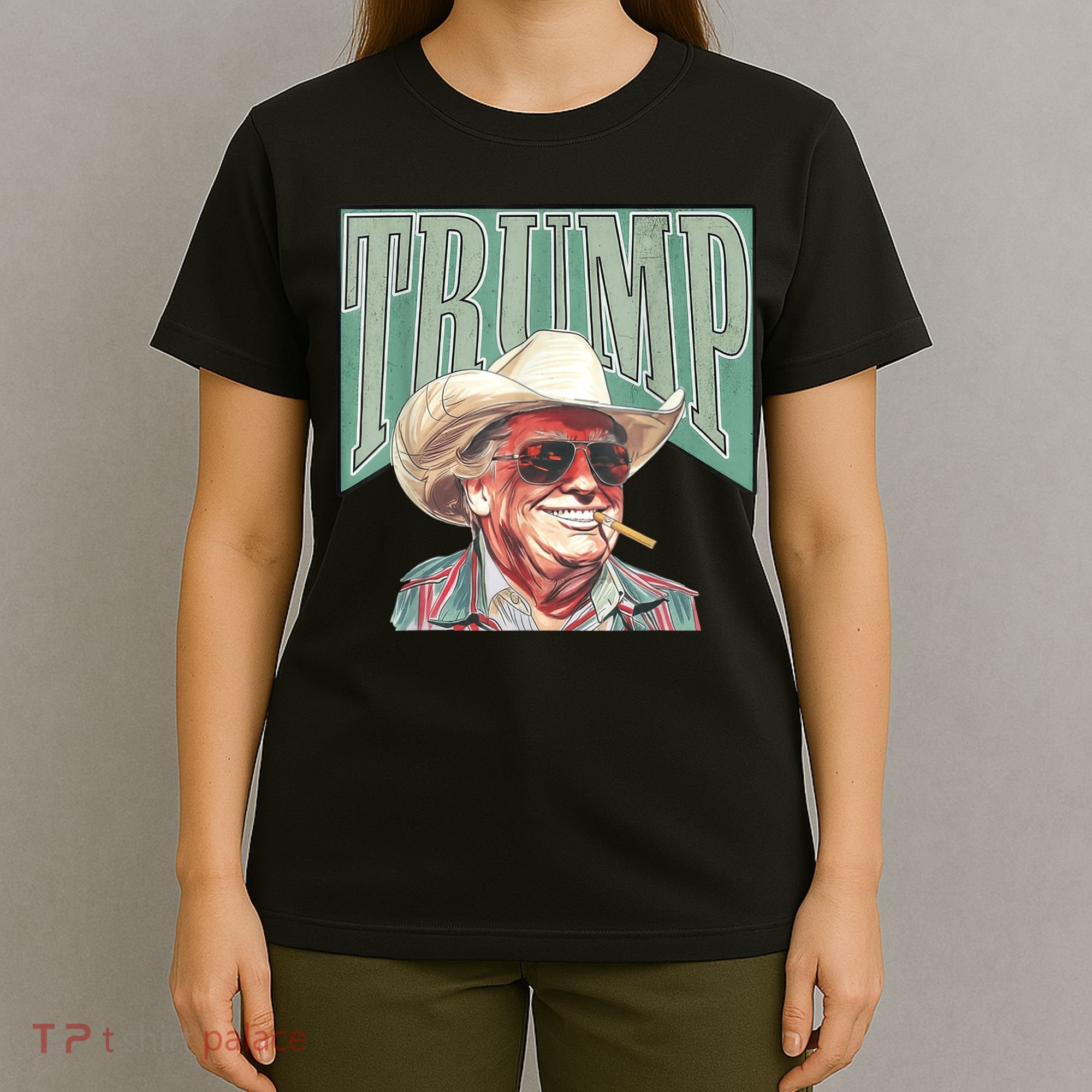 Trump Cowboy Western Make America Great T-Shirt