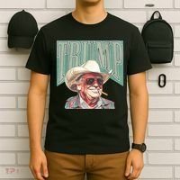 Trump Cowboy Western Make America Great T-Shirt thumb 6