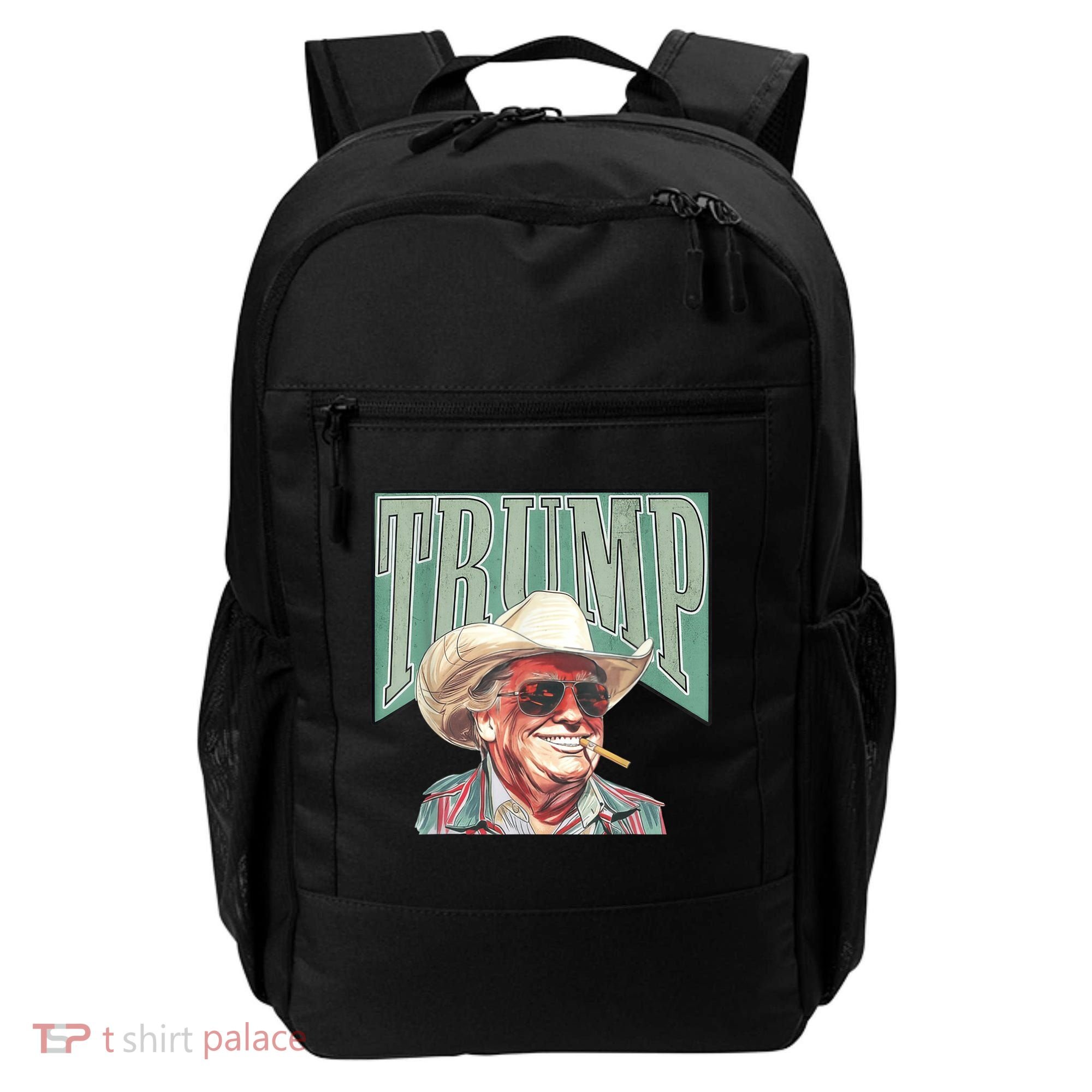 Trump Cowboy Western Make America Great Backpack