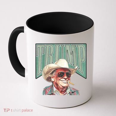 Trump Cowboy Western Make America Great Coffee Mug