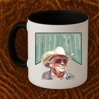 Trump Cowboy Western Make America Great Coffee Mug thumb 2