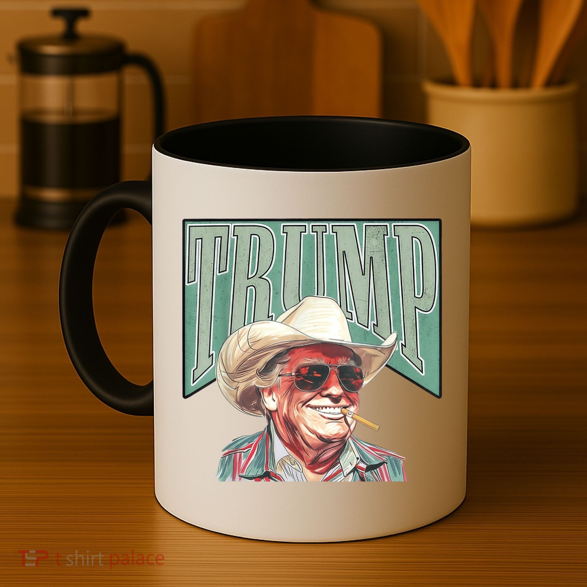 Trump Cowboy Western Make America Great Coffee Mug