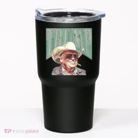 Trump Cowboy Western Make America Great Tumbler thumb 0