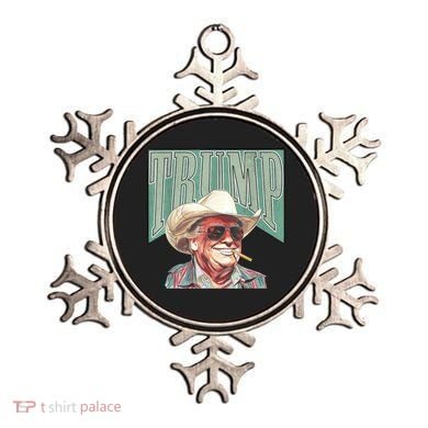 Trump Cowboy Western Make America Great Ornament