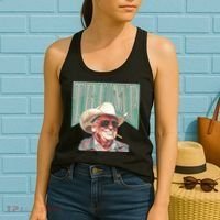 Trump Cowboy Western Make America Great Women's Tank Top thumb 2