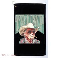 Trump Cowboy Western Make America Great Golf Towel thumb 0