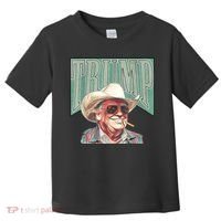 Trump Cowboy Western Make America Great Toddler T-Shirt thumb 0