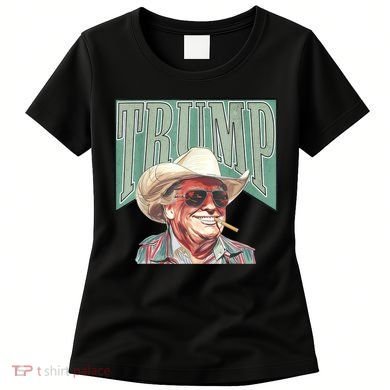 Trump Cowboy Western Make America Great Women's T-Shirt