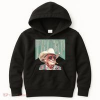 Trump Cowboy Western Make America Great Kids Hoodie thumb 0