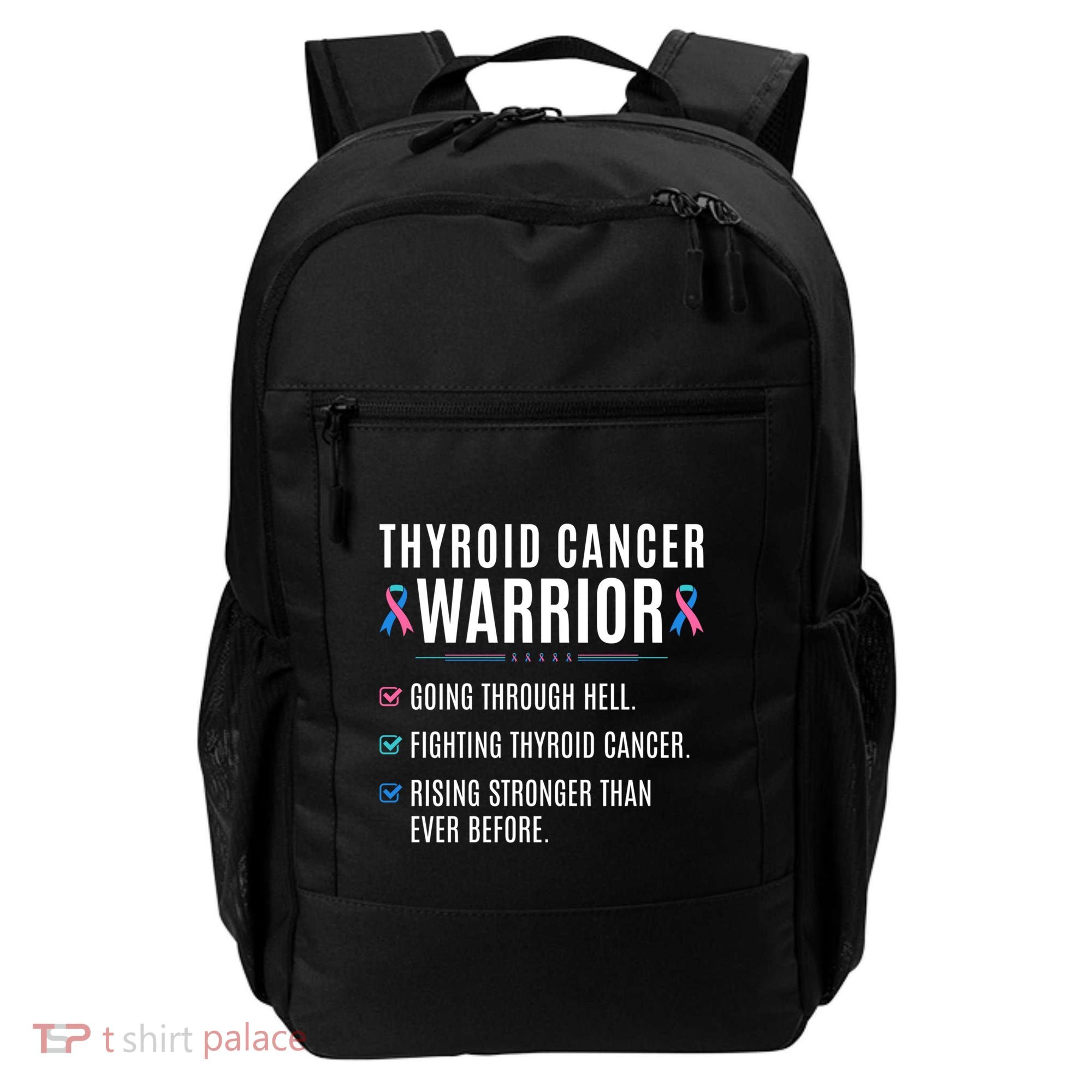 Thyroid Cancer Warrior Awareness Survivor To Do List Gift Backpack