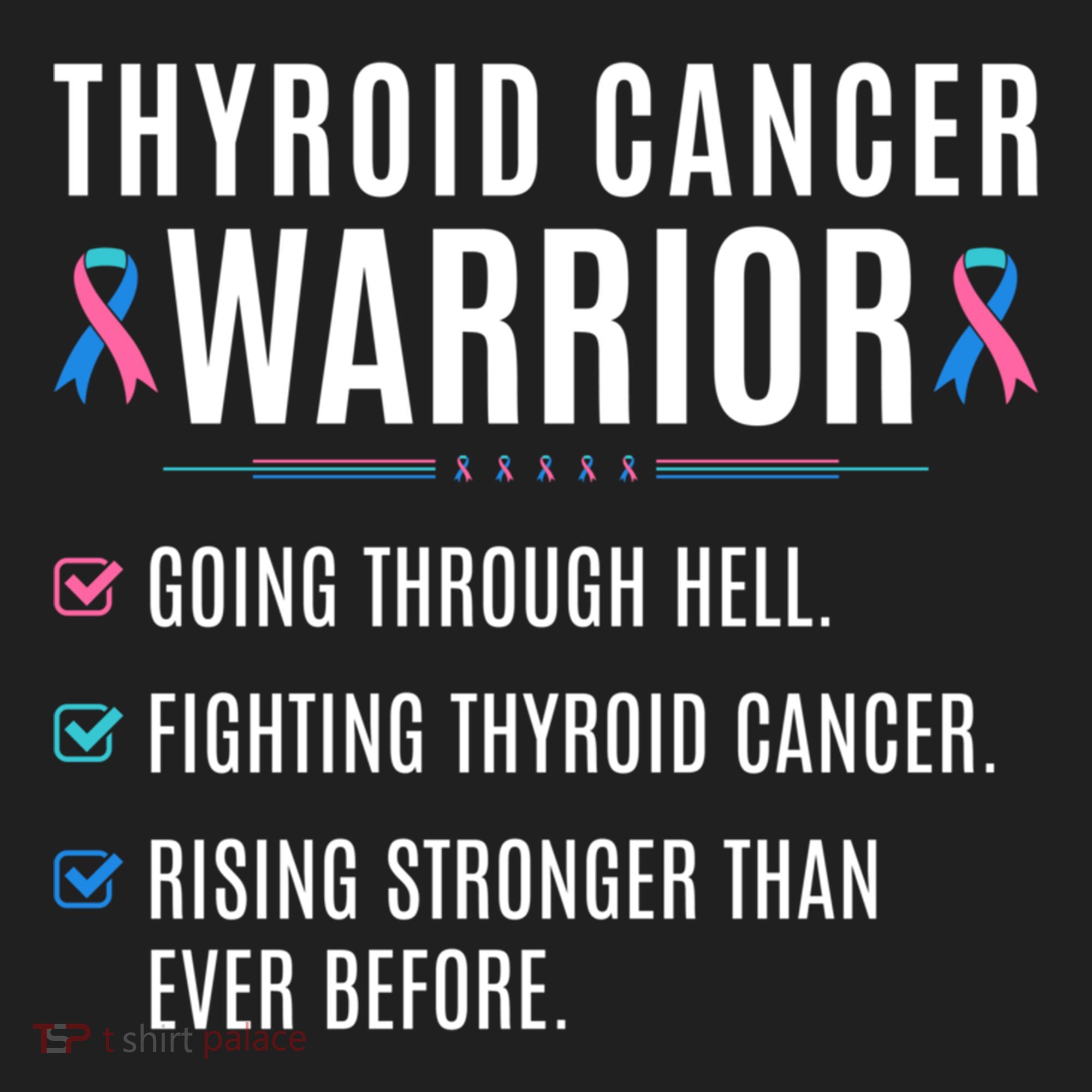 Thyroid Cancer Warrior Awareness Survivor To Do List Gift Beanie