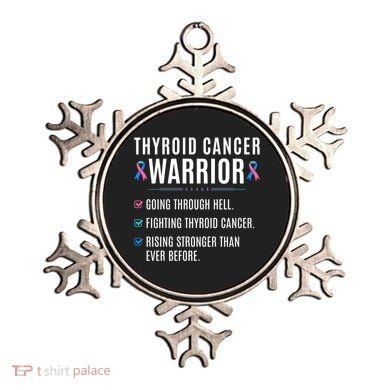 Thyroid Cancer Warrior Awareness Survivor To Do List Gift Ornament