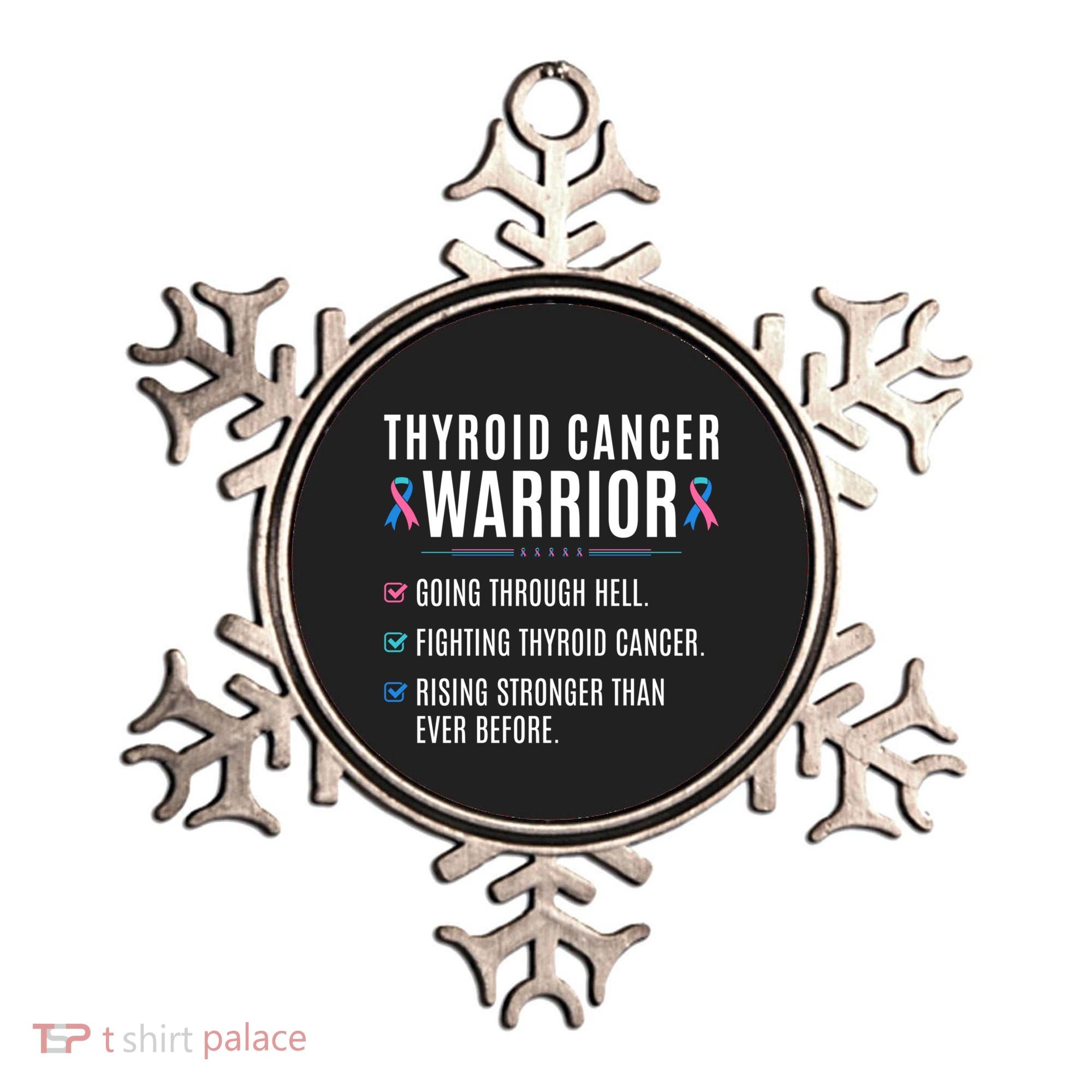 Thyroid Cancer Warrior Awareness Survivor To Do List Gift Ornament