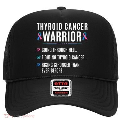 Thyroid Cancer Warrior Awareness Survivor To Do List Gift Hat