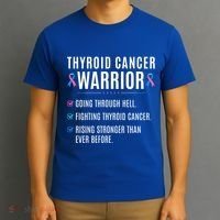 Thyroid Cancer Warrior Awareness Survivor To Do List Gift T-Shirt thumb 3