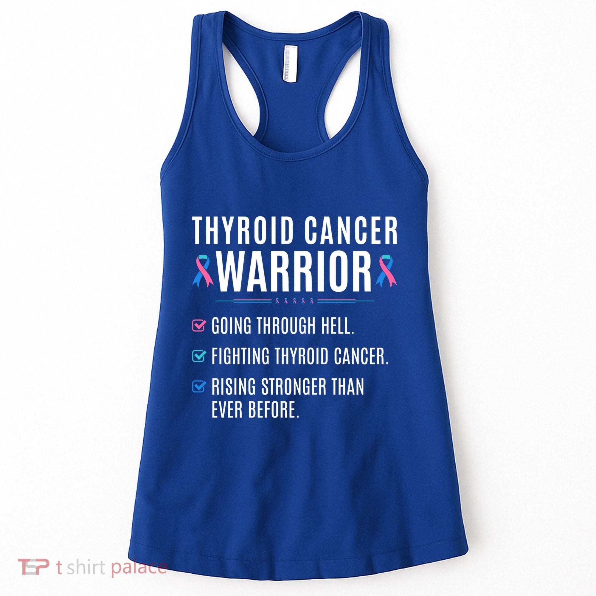 Thyroid Cancer Warrior Awareness Survivor To Do List Gift Women's Tank Top