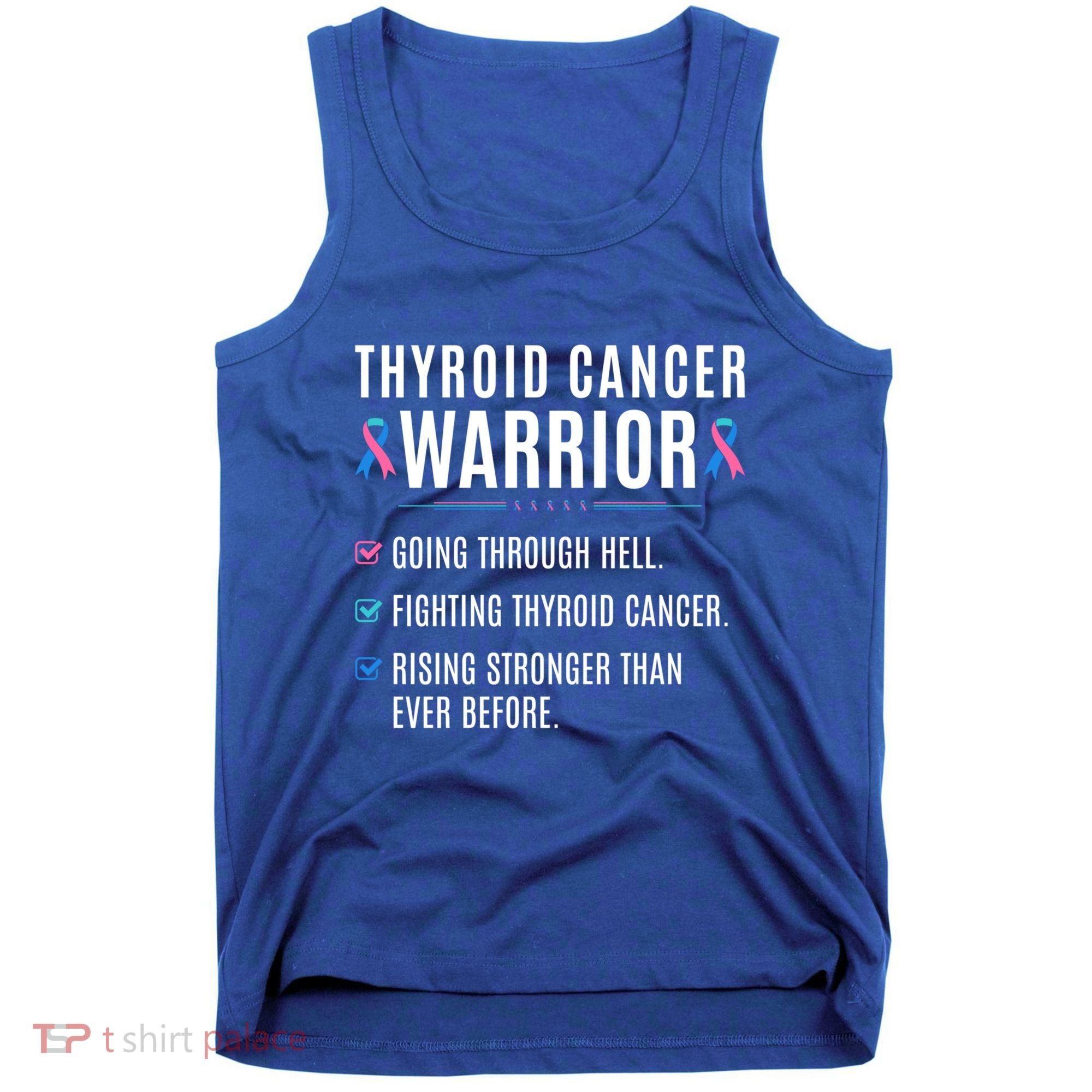 Thyroid Cancer Warrior Awareness Survivor To Do List Gift Tank Top