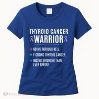 Thyroid Cancer Warrior Awareness Survivor To Do List Gift Women's T-Shirt thumb 0