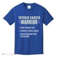 Thyroid Cancer Warrior Awareness Survivor To Do List Gift Kids T-Shirt thumb 0